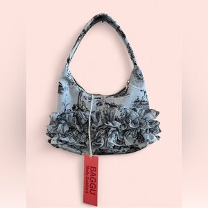 Baggu x Molly Goddard Twinky Toile Mini Ruffle Shoulder Bag